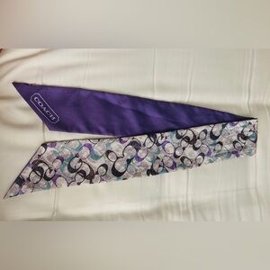 Coach Logo Skinny Handbag Scarf